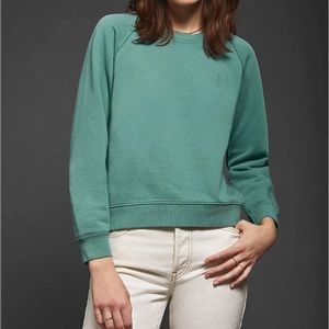 Anine Bing Teal Crewneck Sweatshirt